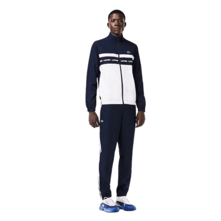 achat Survêtement LACOSTE homme TENNIS SPORTSUIT bleu porté