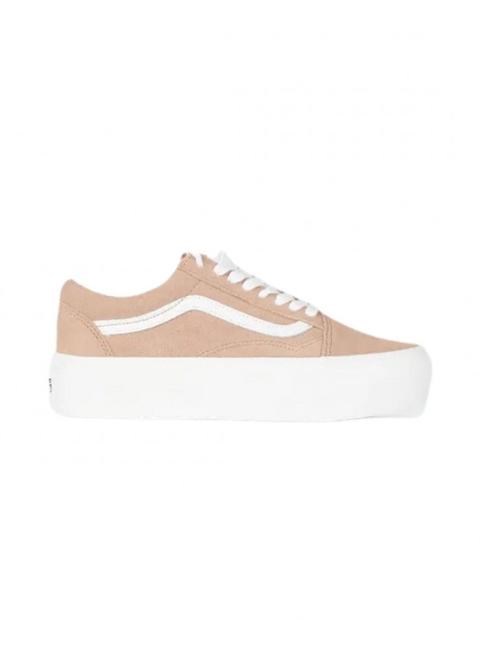 achat Baskets Vans Femme WARD PLATFORM Beige coté