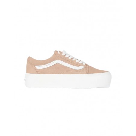 achat Baskets Vans Femme WARD PLATFORM Beige coté