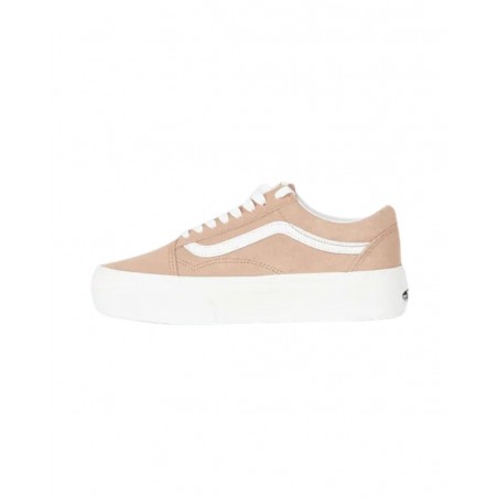 achat Baskets Vans Femme WARD PLATFORM Beige profil