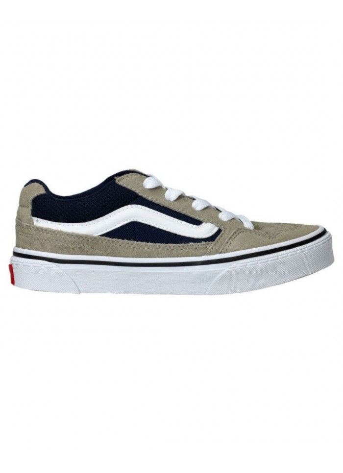 achat Baskets Vans Enfant CALDRONE SUME Gris / Bleu coté