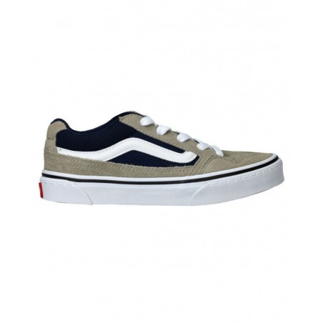 achat Baskets Vans Enfant CALDRONE SUME Gris / Bleu coté