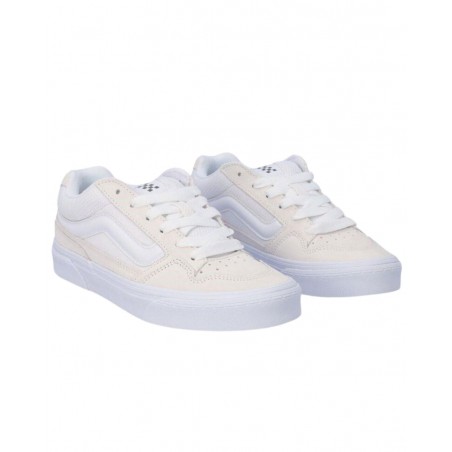 achat Baskets Vans  Femme CALDRONE SUME  Blanches face