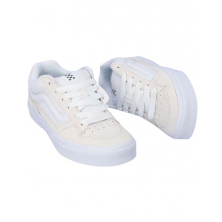 achat Baskets Vans  Femme CALDRONE SUME  Blanches coté