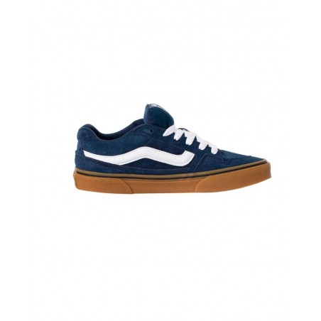 achat Baskets Vans Homme CALDRONE SUED Bleu coté