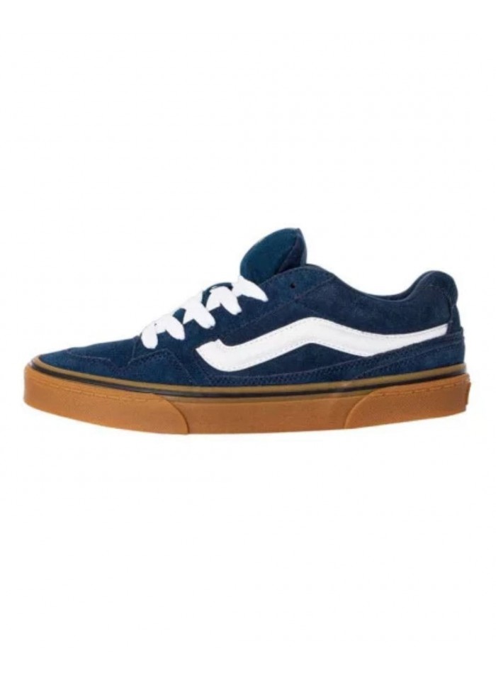 achat Baskets Vans Homme CALDRONE SUED Bleu profil