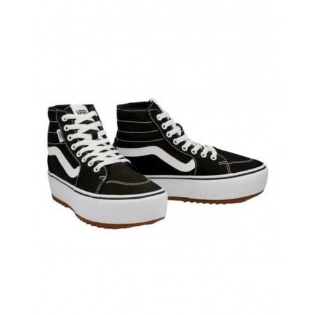 achat Baskets montantes Vans Femme FILMORE HI TAPERED PLATFORM Noir face