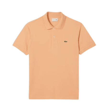 achat Polo LACOSTE homme ORIGINAL orange face