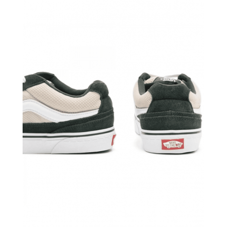 achat Baskets Vans Enfant CALDRONE Vert / Beige dos talon