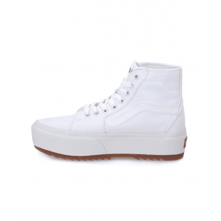 achat Baskets montantes Vans Femme FILMORE HI TAPERED PLATFORM Blanches profil