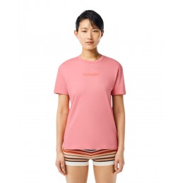 T-Shirt Lacoste Femme Rose