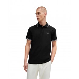 Polo BOSS Homme PAUL Noir