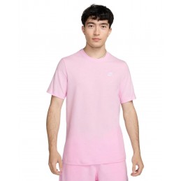 T-shirt Nike Homme CLUB Rose