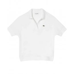 Polo col V Lacoste Femme...